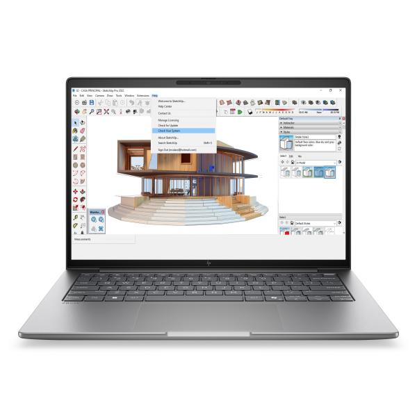 HP DK1M6ET laptop Copilot+ PC AMD Ryzen AI 7 PRO 35,6 cm [14] WUXGA 32 GB DDR5-SDRAM 1 TB SSD Wi-Fi 7 [802.11be] Windows 11 Pro AI Workstation, AI PC Argento (HP ZBook 8 G2a Mobile Workstation - Copilot+ PC, AI PC, AI Workstation - design della cerni...