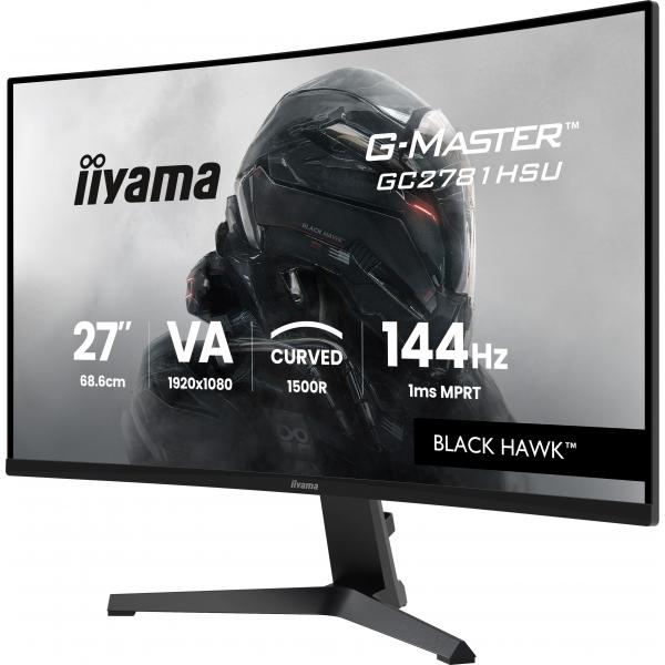 Iiyama G-MASTER GC2781HSU-B1 Monitor PC 68,6 cm [27] 1920 x 1080 Pixel Full HD LCD Nero (27 G-MASTER GC2781HSU-B1 Gaming Monitor - 27 Black Gaming Monitor 1x HDMI 144Hz)Iiyama4948570127528GC2781HSU-B1
