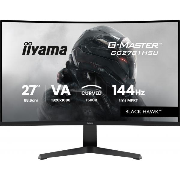Iiyama G-MASTER GC2781HSU-B1 Monitor PC 68,6 cm [27] 1920 x 1080 Pixel Full HD LCD Nero (27 G-MASTER GC2781HSU-B1 Gaming Monitor - 27 Black Gaming Monitor 1x HDMI 144Hz)Iiyama4948570127528GC2781HSU-B1