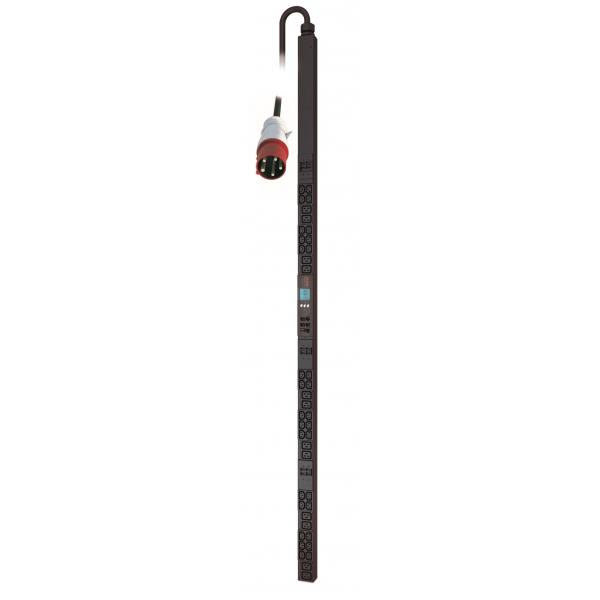 APC AP8886 unità di distribuzione dell'energia [PDU] 42 presa[e] AC 0U Nero (APC Metered Rack PDU - Unit distribuzione alimentazione [montabile in rack] - 400 V c.a. V - trifase - Ethernet, RS-232, USB - ingresso: IEC 60309 32A - connettori di uscita...
