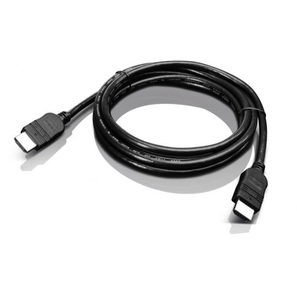 Lenovo 2.0m HDMI cavo HDMI 2 m HDMI tipo A [Standard] Nero (HDMI to HDMI Cable - **New Retail** - Lenovo - Warranty: 12M)Lenovo0B47070