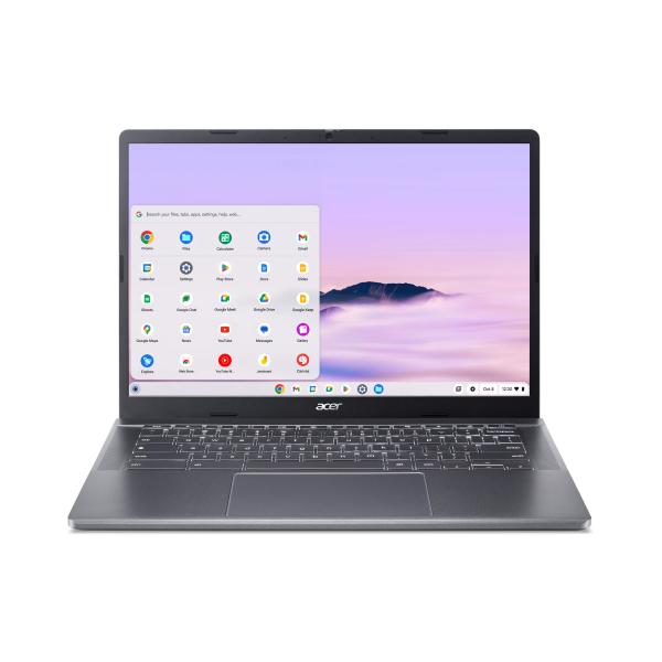 Acer Chromebook Plus 514 CBE574-1 - AMD Ryzen 5 - 7520C / up to 4.3 GHz - Chrome OS - Radeon 610M - 16 GB RAM - 256 GB SSD NVMe, 3D Triple-level Cell [TLC] - 14 IPS 1920 x 1200 - Wi-Fi 6E - steel grey - kbd: UK - Versione UKAcer4711721143605NX.KREEK.00G