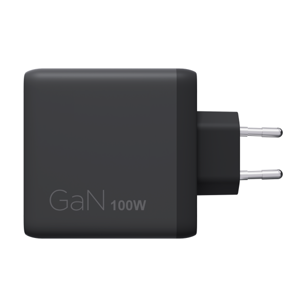 Lenovo 40AW100BEU Caricabatterie per dispositivi mobili Universale Nero AC Interno (LENOVO MULTI-PORT USB-C 100W - GAN CHARGER BLACK -EU)Lenovo40AW100BEU