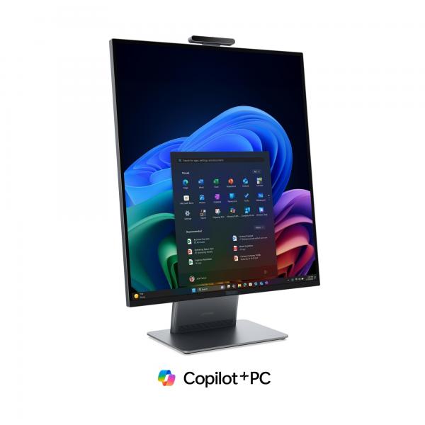 Lenovo ThinkCentre X AIO Copilot+ PC Intel Core Ultra X7 368H 70,1 cm [27.6] 2560 x 2880 Pixel PC All-in-one 32 GB LPDDR5x-SDRAM 512 GB SSD Windows 11 Pro Wi-Fi 7 [802.11be] Grigio (TC X AIO C UX7-368H 32GB - 512GB SSD 27.0 QHD NT W11P) - Versione Te...