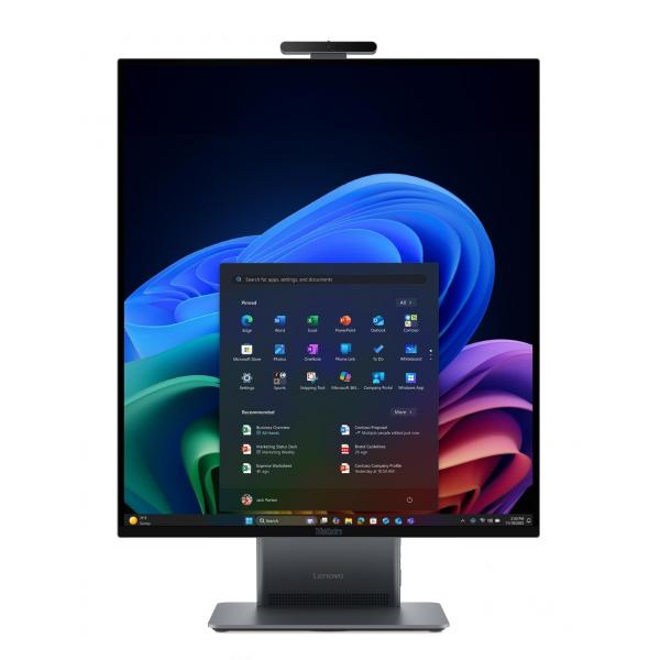Lenovo ThinkCentre X AIO Copilot+ PC Intel Core Ultra X7 368H 70,1 cm [27.6] 2560 x 2880 Pixel PC All-in-one 32 GB LPDDR5x-SDRAM 512 GB SSD Windows 11 Pro Wi-Fi 7 [802.11be] Grigio (TC X AIO C UX7-368H 32GB - 512GB SSD 27.0 QHD NT W11P) - Versione Te...