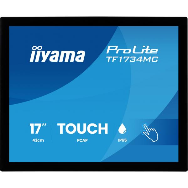 Iiyama ProLite TF1734MC-B8X Monitor PC 43,2 cm [17] 1280 x 1024 Pixel SXGA LCD Touch screen Tavolo Nero (iiyama ProLite TF1734MC-B8X computer monitor 43.2 cm [17'])Iiyama4948570127818TF1734MC-B8X
