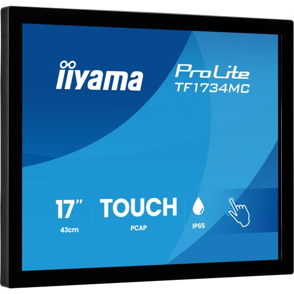 Iiyama ProLite TF1734MC-B8X Monitor PC 43,2 cm [17] 1280 x 1024 Pixel SXGA LCD Touch screen Tavolo Nero (iiyama ProLite TF1734MC-B8X computer monitor 43.2 cm [17'])Iiyama4948570127818TF1734MC-B8X