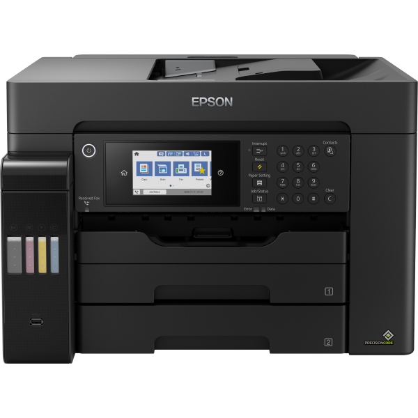Epson EcoTank ET-16655 Ad inchiostro A3 4800 x 1200 DPI 32 ppm Wi-Fi (Epson EcoTank ET-16655 Colour A3 Multifuncion Printer. Up to 25ppmipm. Print/Copy/Scan. Duplex. 2 Trays. One set of replacement inks prints up to 7,500 pages in black and 6,000 pag...