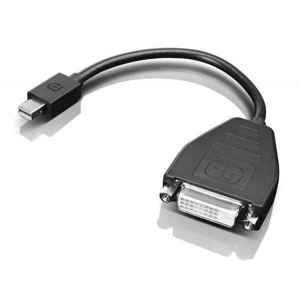 Lenovo 0B47090 cavo e adattatore video 0,2 m Mini-DisplayPort SL-DVI Nero (Lenovo miniDisplayPort to DVI Adapter [DVI-I])Lenovo0B47090