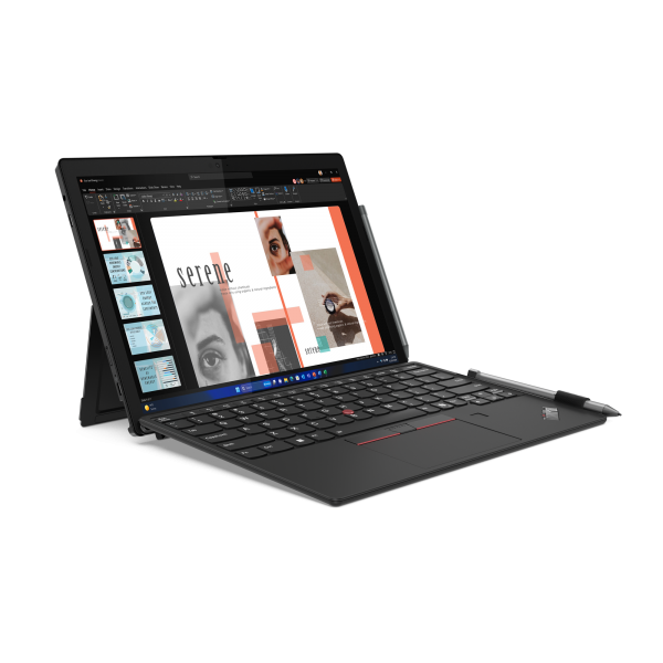 Lenovo ThinkPad X12 Detachable Gen 2 Copilot+ PC Intel Core Ultra 5 134U Ibrido [2 in 1] 31,2 cm [12.3] Touch screen Full HD+ 16 GB LPDDR5x-SDRAM 256 GB SSD Wi-Fi 6E [802.11ax] Windows 11 Pro Nero Inglese UK (Lenovo) - Versione UKLenovo21LLS0AM00