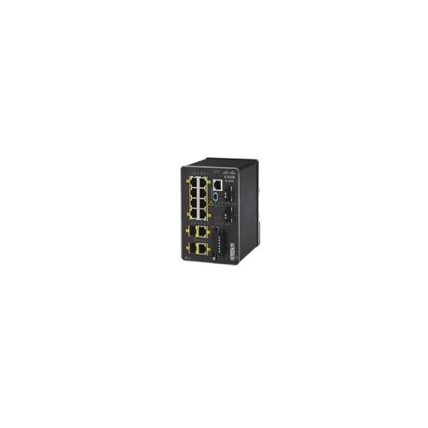 Cisco IE-2000-8TC-G-L switch di rete Gestito Fast Ethernet [10/100] Nero (Cisco Industrial Ethernet 2000 Series - Switch - gestito - 8 x 10/100 + 2 x combo Gigabit SFP - montabile su rail DIN)CiscoIE-2000-8TC-G-L