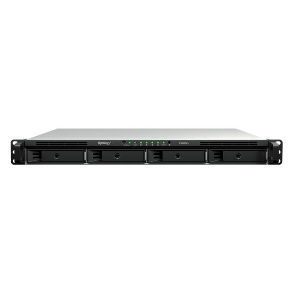Synology RackStation RS826RP+ server NAS e di archiviazione Rack [1U] AMD Ryzen V1500B 4 GB DDR4 0 TB DiskStation Manager Nero, Grigio (Synology RS826RP+ 4 bay rackstation; AMD Ryzen V1500B; 4 GB ECC DDR4 SO-DIMM memory; expandable up to 32 GB; four ...