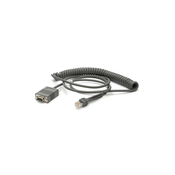 Motorola RS232 Cable cavo di segnale 2,7 m Grigio (RS232 CBL STD-DB9F TXD2 - 9FT COILED)ZebraCBA-R02-C09PAR