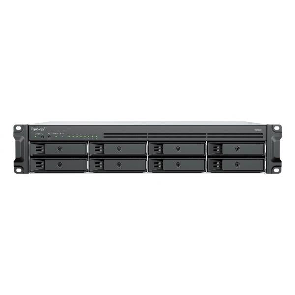 Synology RackStation RS1226+ server NAS e di archiviazione Armadio [2U] AMD Ryzen V1500B 4 GB DDR4 0 TB Synology DSM Nero (Synology RS1226+ 8 Bay Rackmount NAS)SynologyRS1226+