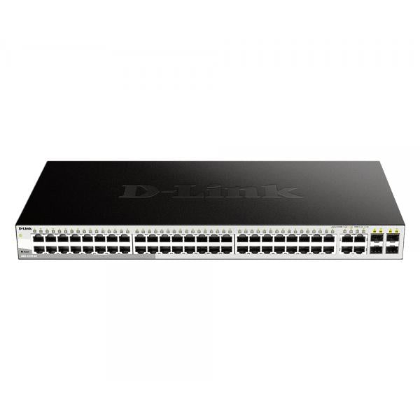 D-Link DGS-1210-52 switch di rete Gestito L2 Gigabit Ethernet [10/100/1000] 1U Nero (48 10/100/1000 Base-T port with 4 x 1000Base-T /SFP ports)D-linkDGS-1210-52