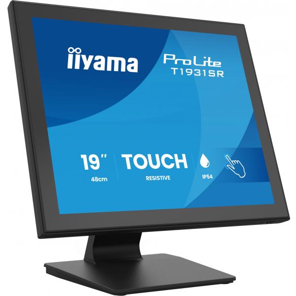 Iiyama ProLite T1931SR-B2S Monitor PC 48,3 cm [19] 1280 x 1024 Pixel SXGA LCD Touch screen Tavolo Nero (iiyama ProLite T1931SR-B2S computer monitor 48.3 cm [19'])Iiyama4948570127757T1931SR-B2S