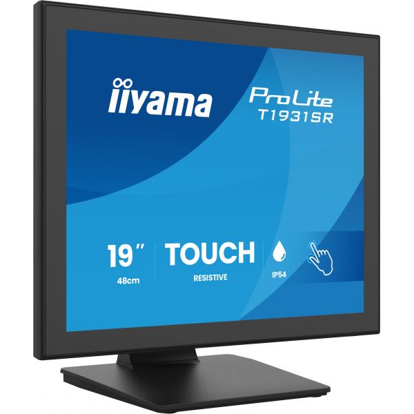 Iiyama ProLite T1931SR-B2S Monitor PC 48,3 cm [19] 1280 x 1024 Pixel SXGA LCD Touch screen Tavolo Nero (iiyama ProLite T1931SR-B2S computer monitor 48.3 cm [19'])Iiyama4948570127757T1931SR-B2S