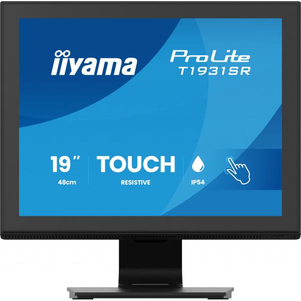 Iiyama ProLite T1931SR-B2S Monitor PC 48,3 cm [19] 1280 x 1024 Pixel SXGA LCD Touch screen Tavolo Nero (iiyama ProLite T1931SR-B2S computer monitor 48.3 cm [19'])Iiyama4948570127757T1931SR-B2S