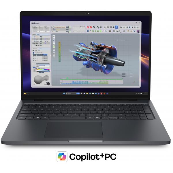 DELL Pro Precision 5 16 PW516261 Copilot+ PC Intel Core Ultra 7 366H Computer portatile 40,6 cm [16] Full HD+ 32 GB LPDDR5x-SDRAM 1 TB SSD NVIDIA RTX PRO 2000 Blackwell Wi-Fi 7 [802.11be] Windows 11 Pro Nero Italiano (Dell Pro Precision 5 16 PW516261...