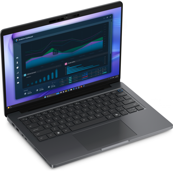 DELL Pro Precision 5 14 PW514261 Copilot+ PC Intel Core Ultra 7 366H Workstation mobile 35,6 cm [14] WUXGA 32 GB LPDDR5x-SDRAM 1 TB SSD NVIDIA RTX PRO 500 Blackwell Wi-Fi 7 [802.11be] Windows 11 Pro Nero Tedesco (DELL PRO PRECISION 5 14 PW51426 - U7-...