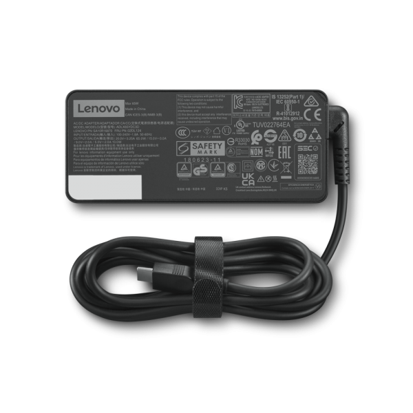 Lenovo GX21W57098 adattatore e invertitore Interno 65 W Nero (AC Adapter Laptop, Indoor, - 100 - 240 V, 65 W, 20 V, - AC-to-DC - Warranty: 12M)LenovoGX21W57098