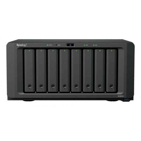 Synology DiskStation DS1825neo+ NAS Desktop AMD Ryzen V1500B 4 GB DDR4 0 TB Synology DSM Nero (8-bay Plus series Neo+)Synology4711174727216DS1825NEO+