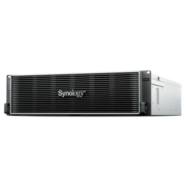 Synology RackStation RS11626xs+ Server di archiviazione Armadio [3U] EPYC 64 GB DDR4 0 TB SSD DSM Nero (Synology RS11626xs+ 20 bay XS series with 64GB Ram [1024GB max]; 2x 10GbE; 1x 1GbE; PCIe 4.0; dual M.2 NVMe slots. 8x RX1222sas expansion [5Years ...