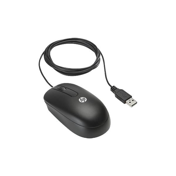 HP USB Optical Scroll mouse Ufficio Ambidestro USB tipo A Ottico 800 DPI (SPS Mouse HP USB Optical - USB Optical Scroll Mouse, - Ambidextrous, Optical, USB Type-A, 800 DPI, Black - Warranty: 3M)Hp674316-001