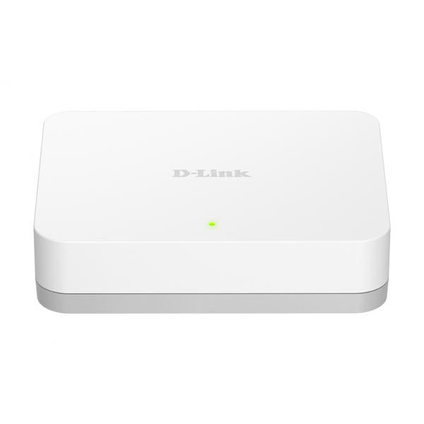 D-Link GO-SW-5G Non gestito Gigabit Ethernet [10/100/1000] Bianco (5-Port GIGABIT EASY DESKTOP - Warranty: 24M)D-linkGO-SW-5G/E
