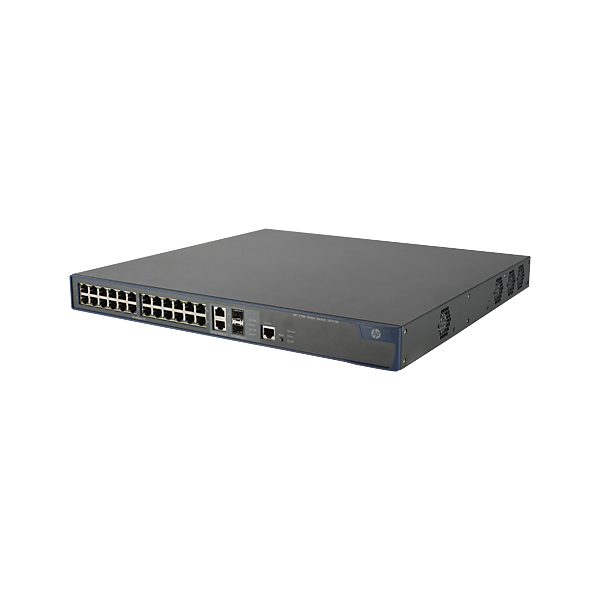 HPE 3100-24-PoE v2 EI Switch Gestito L2 Fast Ethernet [10/100] Supporto Power over Ethernet [PoE] 1U Nero (HPE SWITCH 3100-24-PoE v2 EI)HpeJD313B