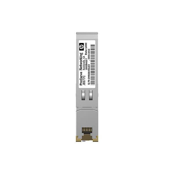 HPE X121 1G SFP RJ45 T Transceiver convertitore multimediale di rete 1000 Mbit/s (ProCurve Gigabit 1000Base-T Mi - **New Retail** - Warranty: 36M)HpeJ8177C