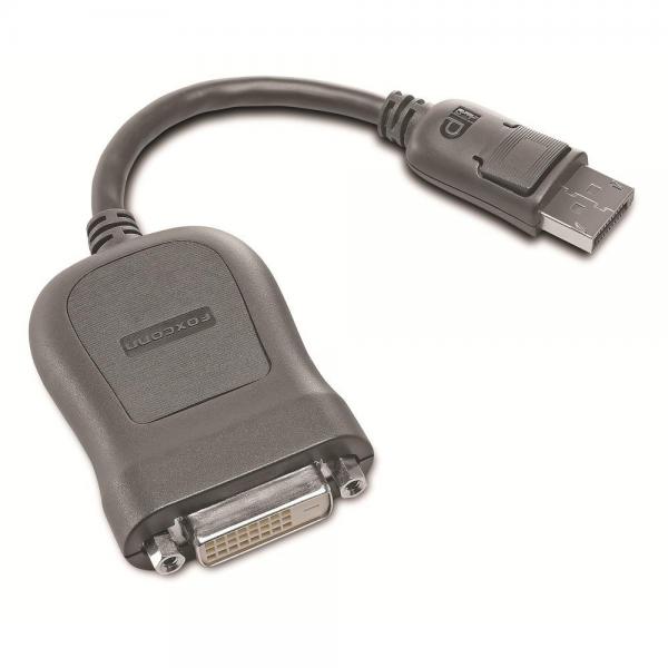 Lenovo 45J7915 cavo e adattatore video 0,2 m DVI-D DisplayPort Nero (DisplayPort to single Link - **New Retail** - DVI-DMonitor Cable - Warranty: 12M)Lenovo45J7915