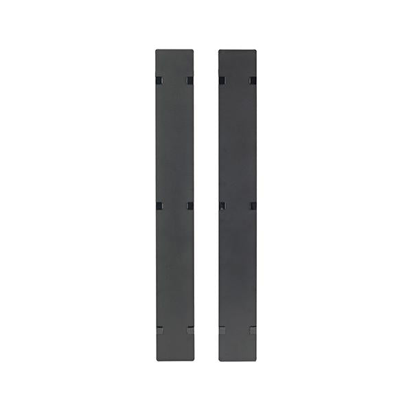 APC AR7581A blindosbarra Passerella in filo d'acciaio dritta Nero (APC - Rivestimento per pannello di gestione cavi rack - nero - 42U - Compatibile TAA [pacchetto di 2] - per P/N: SMX1000CUS, SMX1500RM2UCNCUS, SMX1500RM2UCUS, SMX2KR2UX145, SMX3KR2UNC...