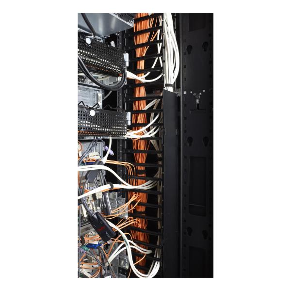 APC AR7588 blindosbarra Passerella in filo d'acciaio dritta Nero (VERTICAL CABLE MANAGER FOR NET - SHELTER SX 750MM WIDE 48U [QTY2])ApcAR7588