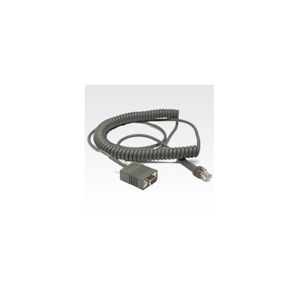 Motorola RS232 Cable cavo di segnale 3,6 m Grigio (RS232 CBL STD-DB9F EAS - 12FT COILED)ZebraCBA-R03-C12PAR