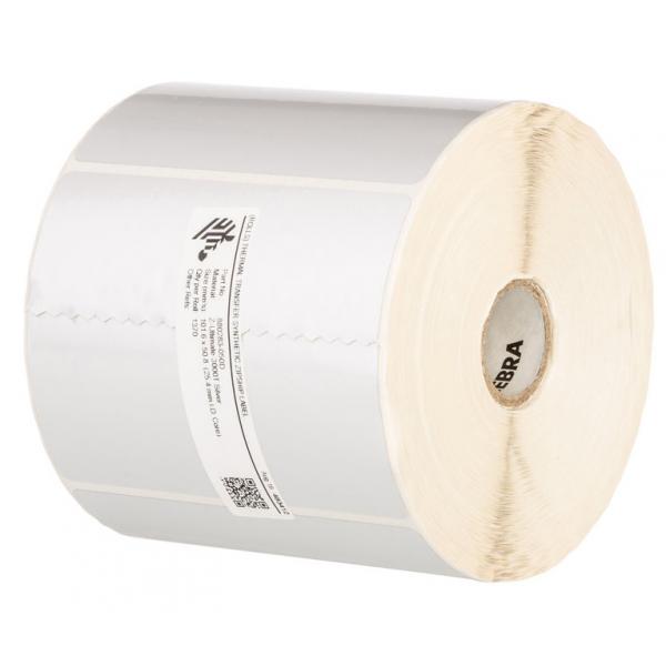 Zebra Z-Ultimate 3000T Argento Etichetta per stampante autoadesiva (Z-ULTIMATE 3000T SILVER102X51MM - 1370 LBL/ROLL C-25MM BOX OF 12)Zebra880283-050D