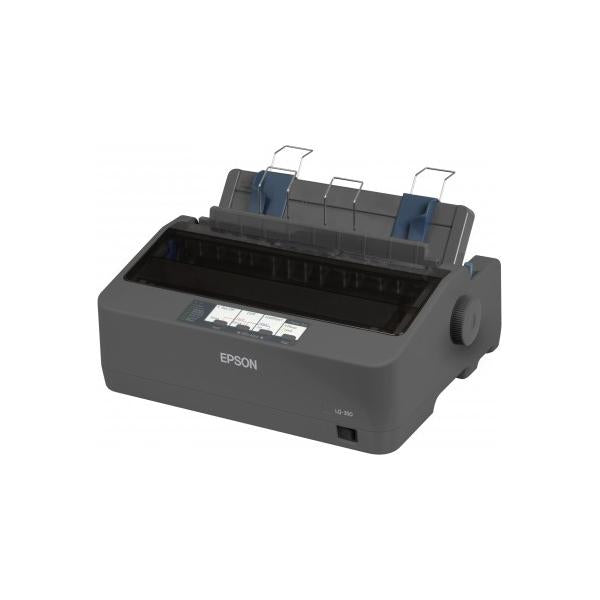 Epson LQ-350 stampante ad aghi 360 x 180 DPI 347 cps (Epson LQ-350 Dot Matrix Printer , 24 pins, 80 column, original + 3 copies, 300 cps HSD [10 cpi], Epson ESC/P2 - IBM 2390+ emulation, 14 fonts, 8 Barcode fonts, 3 paper paths, single and continous ...