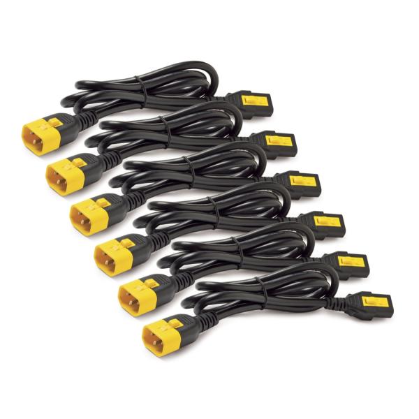 APC AP8704S-WW cavo di alimentazione Nero 1,21 m IEC C14 Accoppiatore C14 (Power Cord Kit 6 ea Locking - **New Retail** - C13 to C - Warranty: 12M)ApcAP8704S-WW