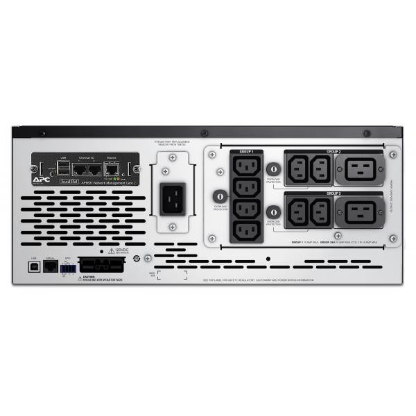APC Smart-UPS gruppo di continuità [UPS] A linea interattiva 3 kVA 2700 W 10 presa[e] AC (S-UPS X LINEIN 3KVA RCK 4U 208V-230V)ApcSMX3000HVNC