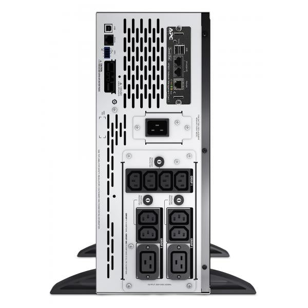 APC Smart-UPS gruppo di continuità [UPS] A linea interattiva 3 kVA 2700 W 10 presa[e] AC (S-UPS X LINEIN 3KVA RCK 4U 208V-230V)ApcSMX3000HVNC