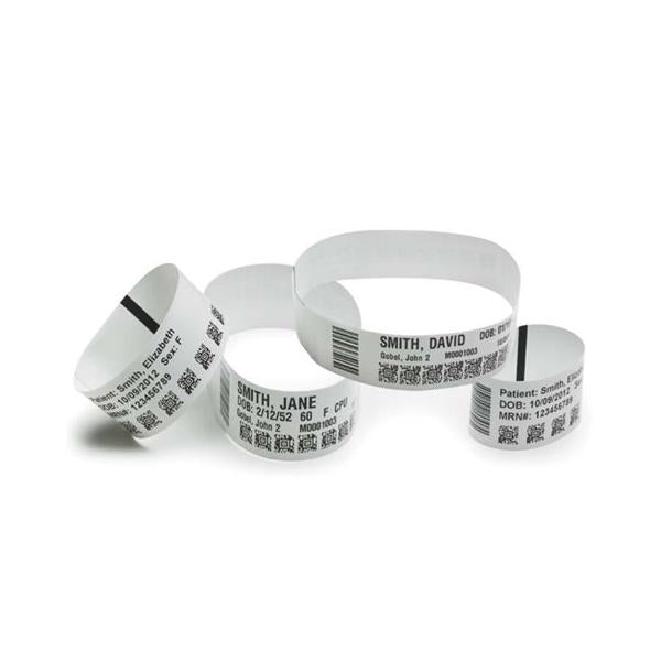Zebra Z-Band Ultrasoft Bianco (HC WHRISTBAND Z-BAND ULTRASOFT - 25.4X177.8MM 6ROLLS/BOX)Zebra10018857