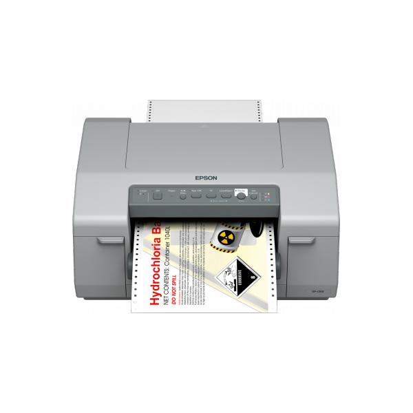 Epson GP-C831 stampante per etichette [CD] Ad inchiostro A colori 5760 x 1440 DPI 92 mm/s Cablato Collegamento ethernet LAN (Epson GP-C831 - etiketprinter - farve)EpsonC11CC68132