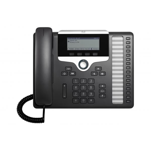 Cisco 7861 telefono IP Nero, Argento 16 linee LCD (Cisco IP Phone 7861 - VoIP phone - SIP, SRTP - 16 lines) - Versione UKCiscoCP-7861-K9=