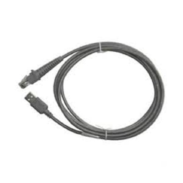 Datalogic 90A052211 cavo USB USB 2.0 2 m USB A Grigio (CABLE USB TYPE A PWR OFF - TERM STRAIGHT OVERMOLD 2M)Datalogic90A052211