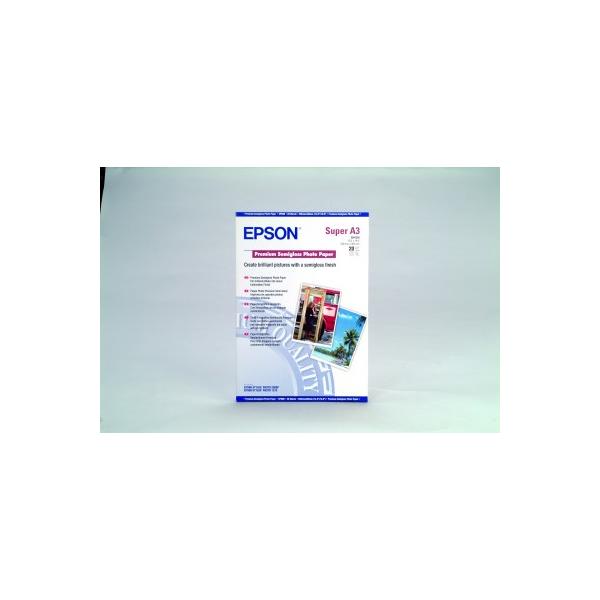 Epson Carta Fotografica Semilucida Premium (PREM SEMI-GLOSS PHOTO PAPER A3+251GS)EpsonC13S041328