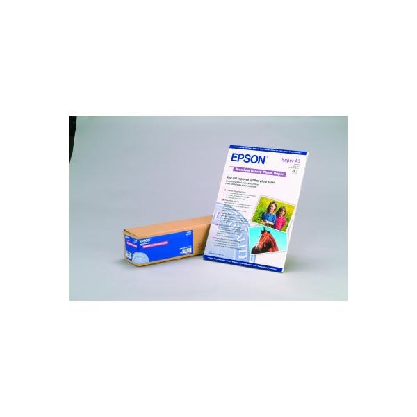 Epson Carta fotografica lucida Premium, in rotoli da 60, 96cm [24''] x 30, 5m (PREM GLOSSY PHOTO PAP-24IN 30 5M 166)EpsonC13S041390