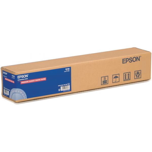 Epson Carta fotografica lucida Premium, in rotoli da 60, 96cm [24''] x 30, 5m (PREM GLOSSY PHOTO PAP-24IN 30 5M 166)EpsonC13S041390