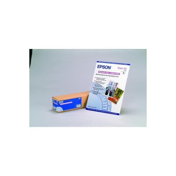 Epson Carta Acquerello Radiant White, in rotoli da 60, 96cm [24''] x 18m. (WATERCOLOR PAP RADIANTW-24IN 18M 190)EpsonC13S041396