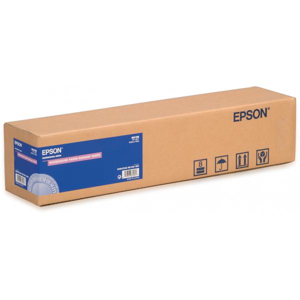 Epson Carta Acquerello Radiant White, in rotoli da 60, 96cm [24''] x 18m. (WATERCOLOR PAP RADIANTW-24IN 18M 190)EpsonC13S041396