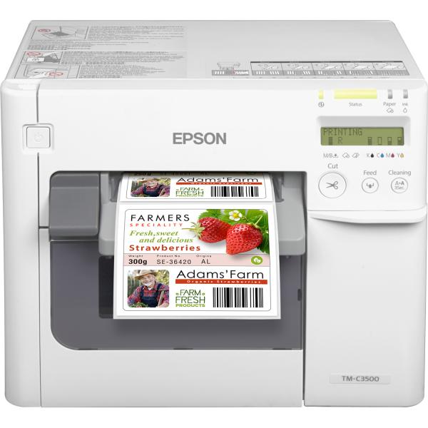 Epson ColorWorks C3500 (TM-C3500 COLOUR LABEL PRINTE - D INTERFACE USB LAN NICELABEL)EpsonC31CD54012CD